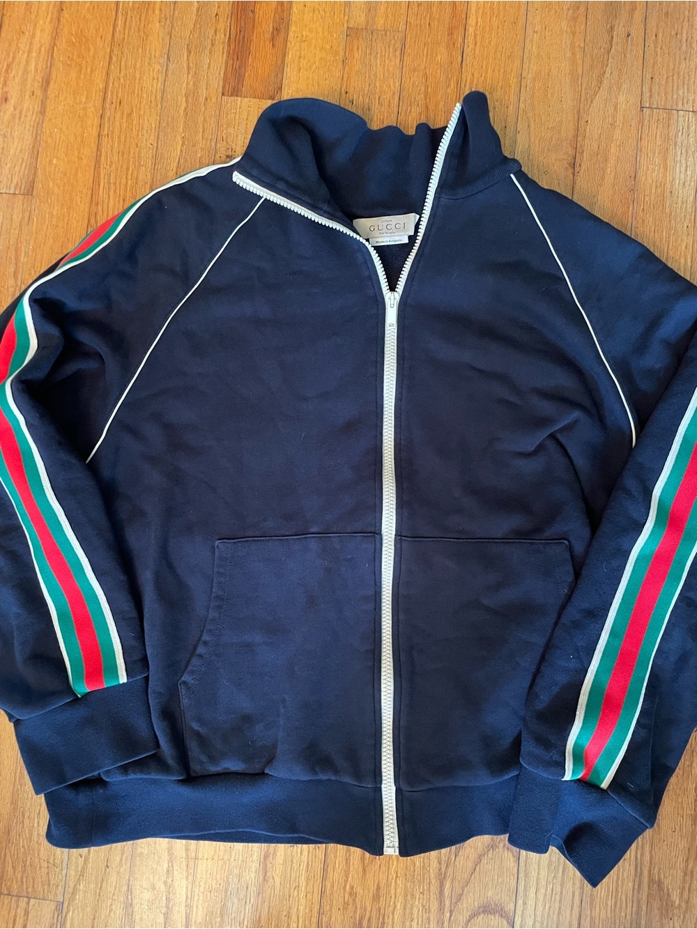 Authentic Gucci Employee Uniform Track Jacket Rare Collectible XL